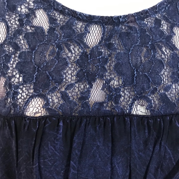 🎉Blue Floral Lace Dress - Picture 7 of 8